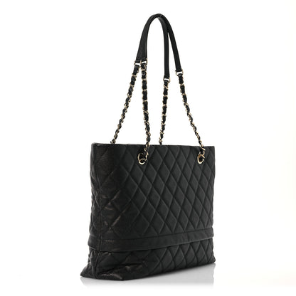 Chanel Caviar Quilted Rolled Up Tote Black 3 of 14