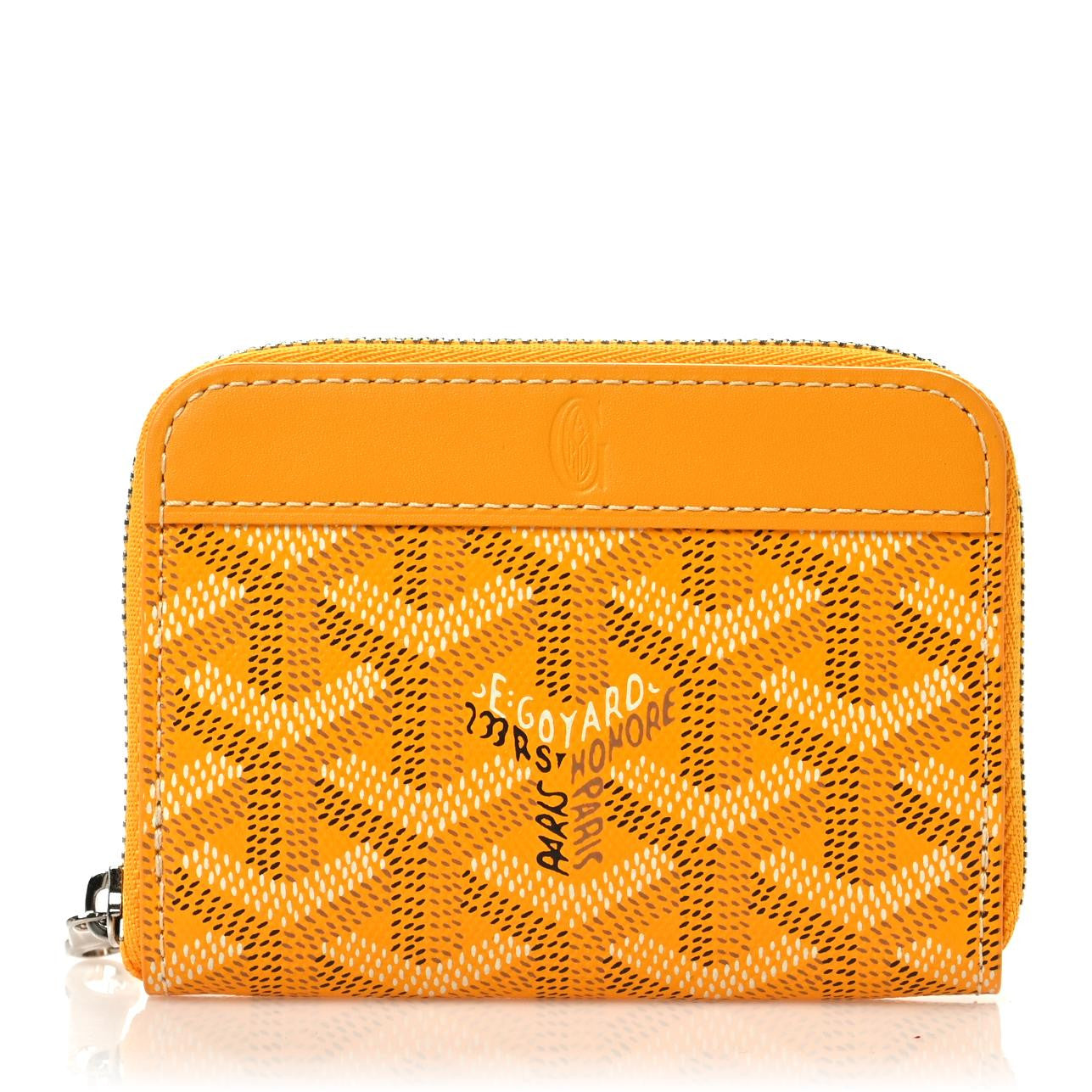 Goyardine Matignon Porte Monnaei Wallet Yellow