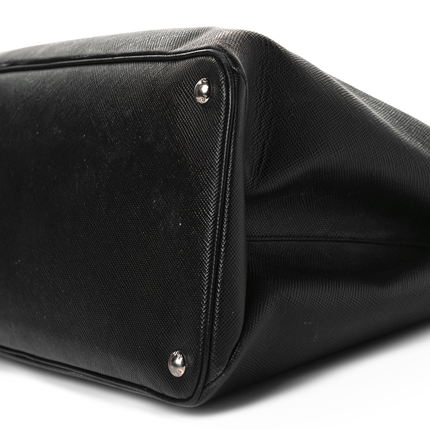 Saffiano Cuir Twin Tote Black