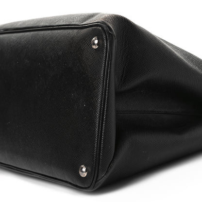 Prada Saffiano Cuir Twin Tote Black 8 of 14