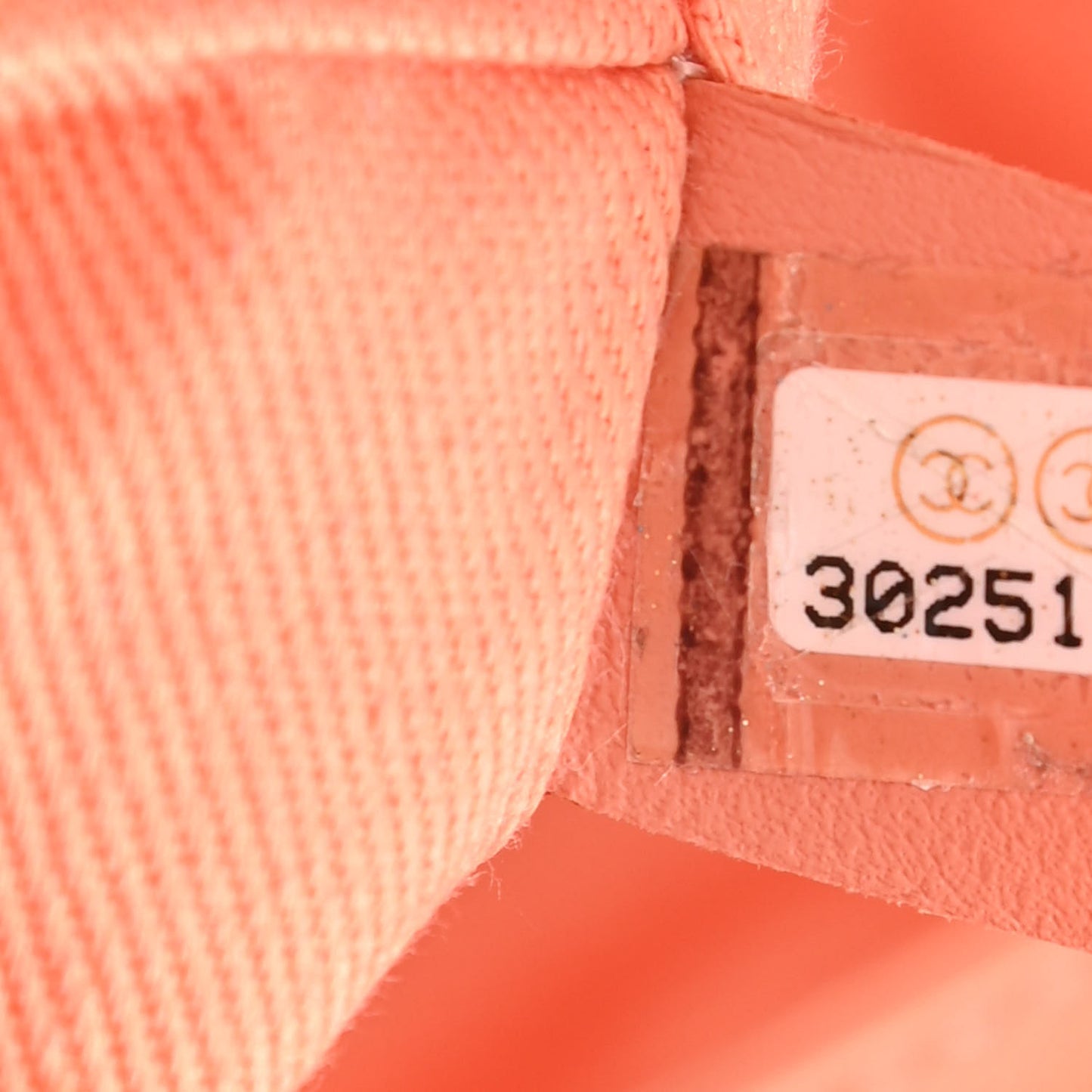 Mixed Fibers Calfskin Medium Deauville Tote Light Orange