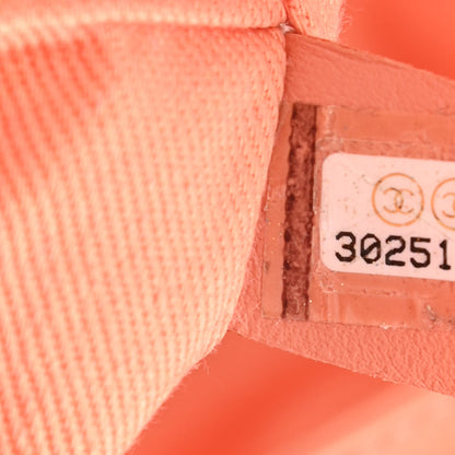 Chanel Mixed Fibers Calfskin Medium Deauville Tote Light Orange 7 of 10