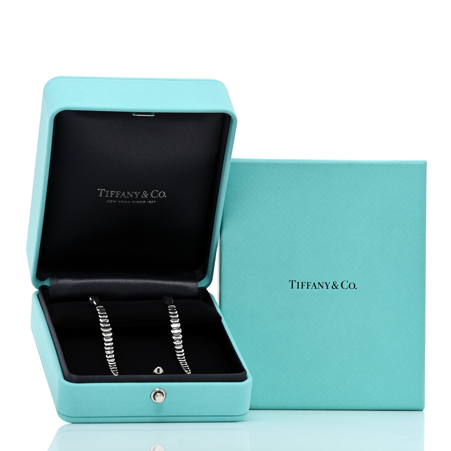 Tiffany Sterling Silver Elsa Peretti Snake Earrings 5 of 5