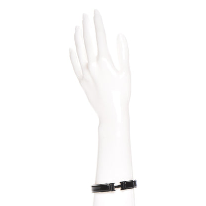 Hermes Enamel Narrow Clic Clac H Bracelet GM Black 2 of 6