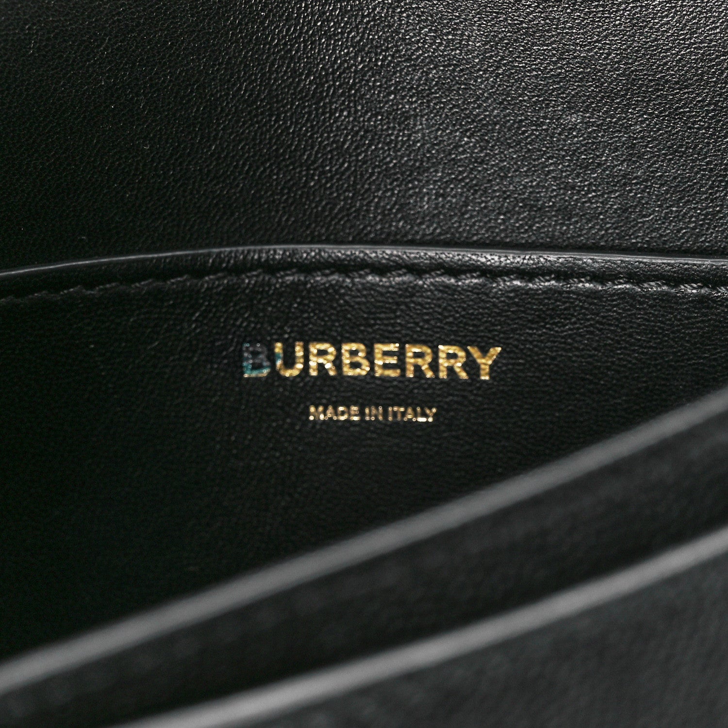 Burberry Grained Calfskin Mini TB Bag Black 7 of 12