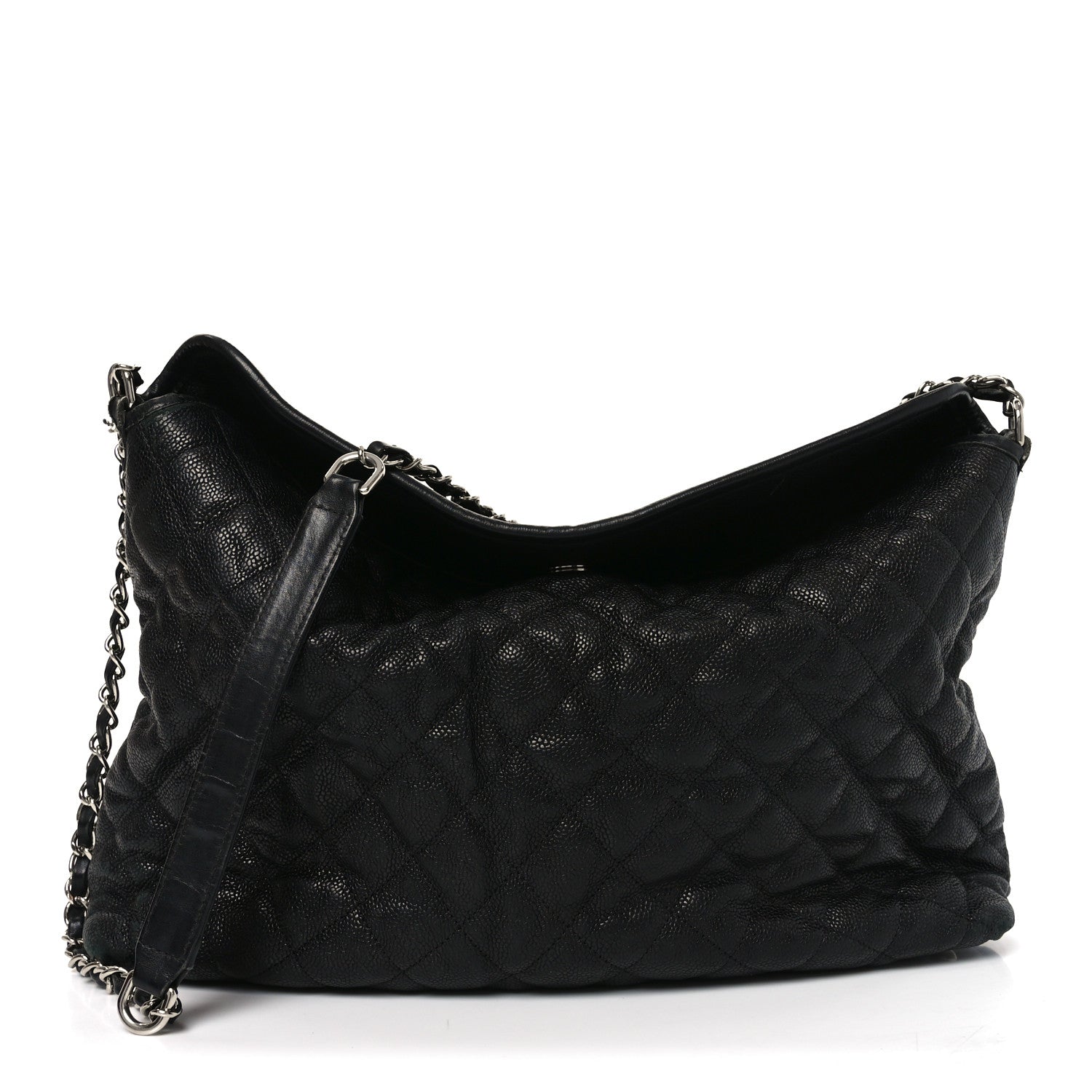Chanel Caviar Quilted French Riviera Hobo Black 1 of 10
