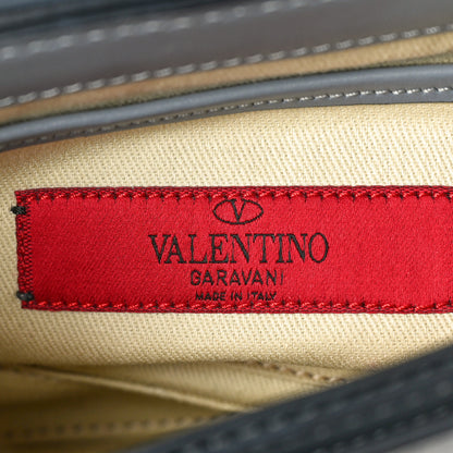 Valentino Garavani Vitello Rockstud Flap Crossbody Bag Stone 7 of 10