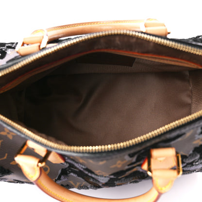 Louis Vuitton Monogram Fleur De Jais Sequins Speedy 30 5 of 13