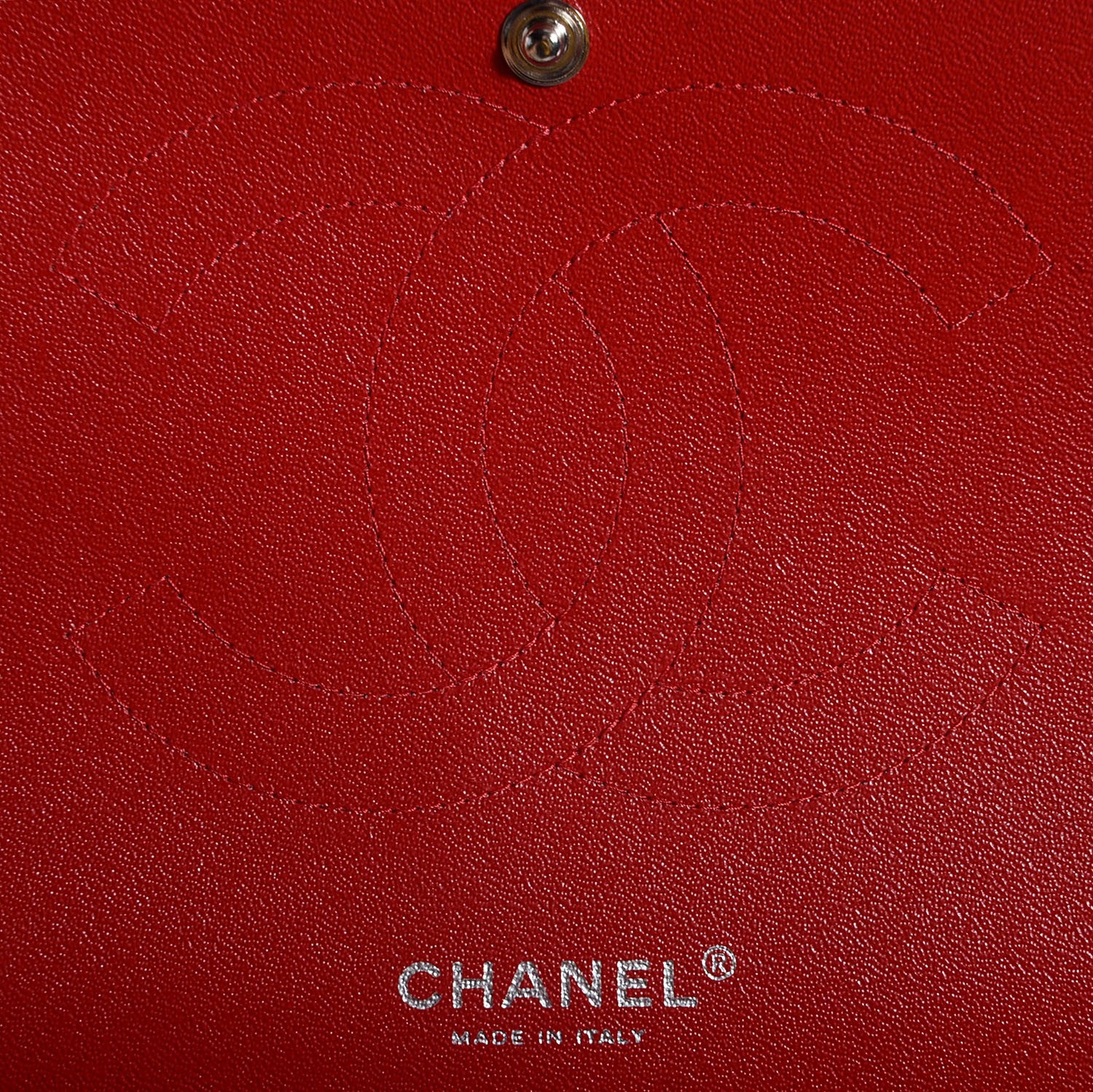 Chanel Lambskin Jumbo Double Flap Red 7 of 9