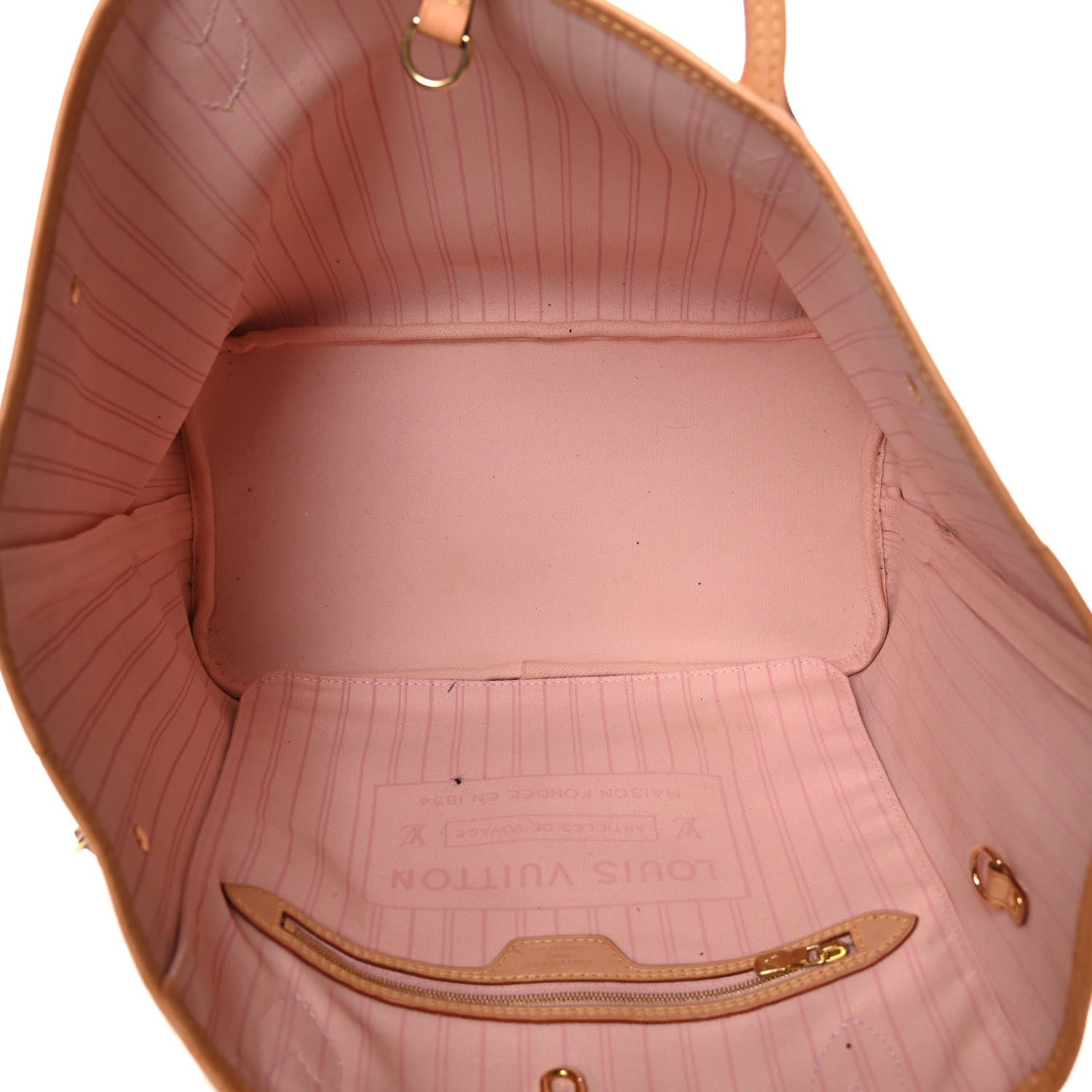 Louis Vuitton Damier Azur Neo Neverfull MM Rose Ballerine 5 of 12