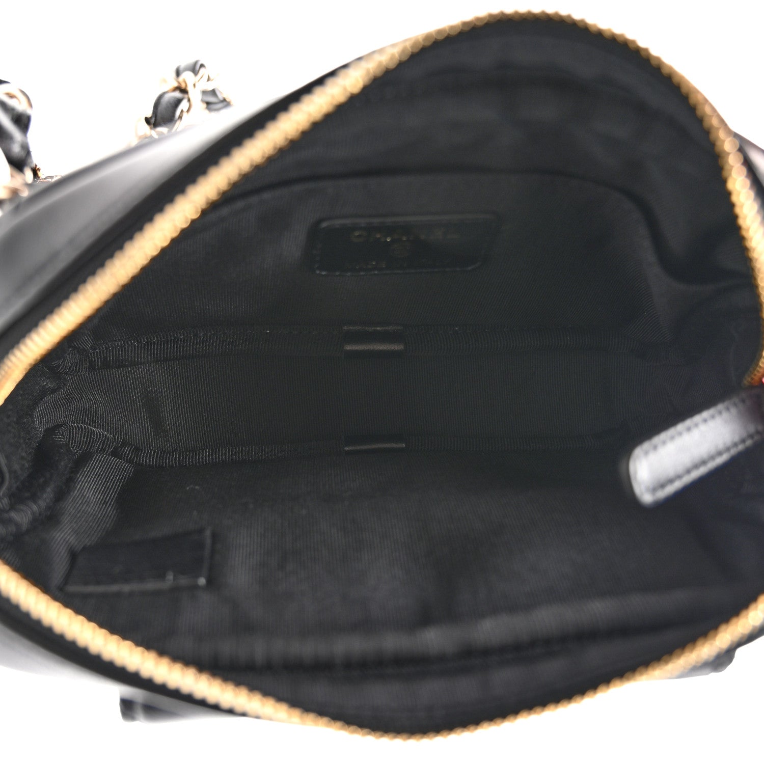 Chanel Lambskin Quilted Waist Bag With Pouch Black 6 of 11