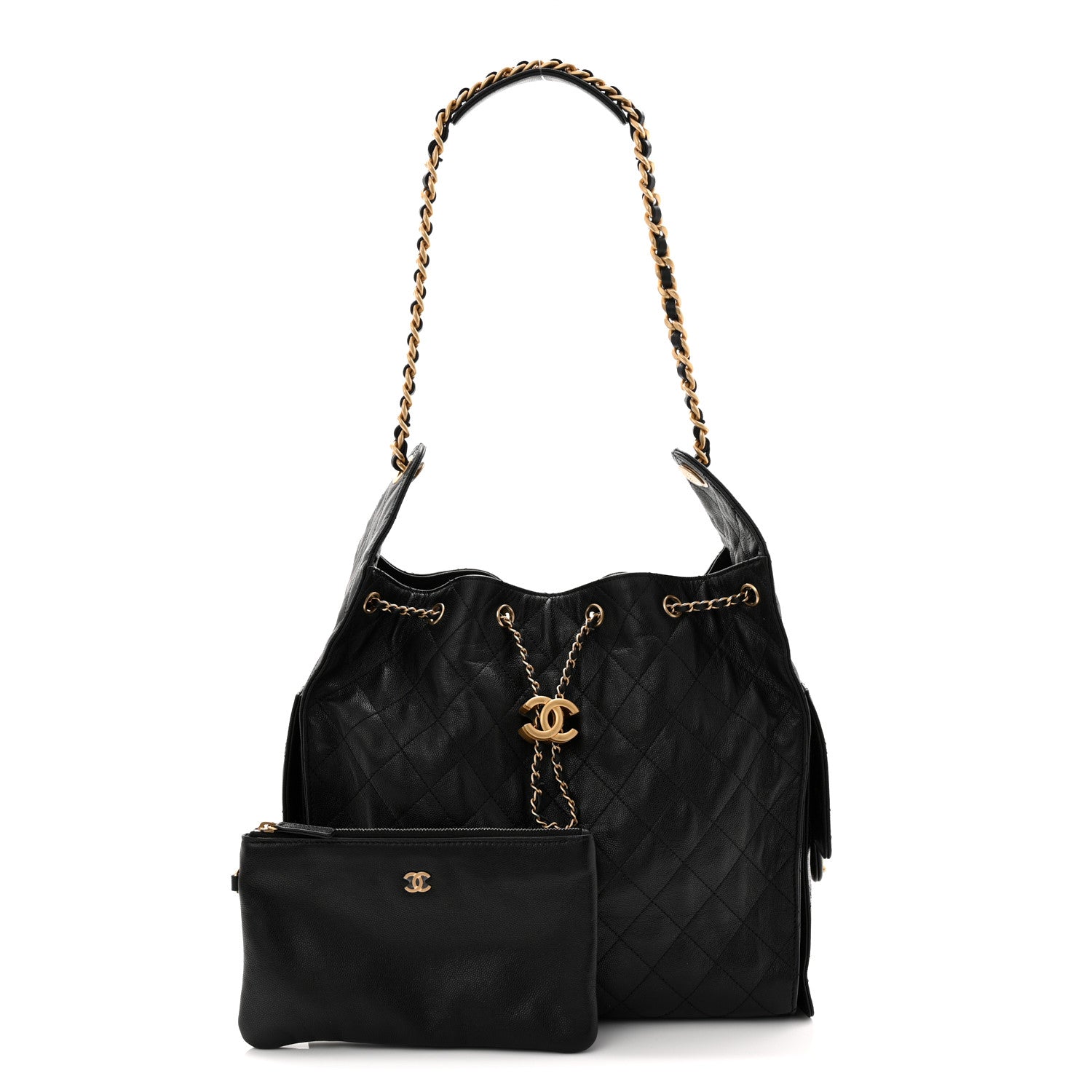 Chanel Caviar Quilted Medium Chanel 25 Handbag Black 3 of 11