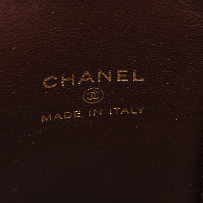 Chanel Lambskin Quilted Mini Vanity Case With Chain Black 6 of 10