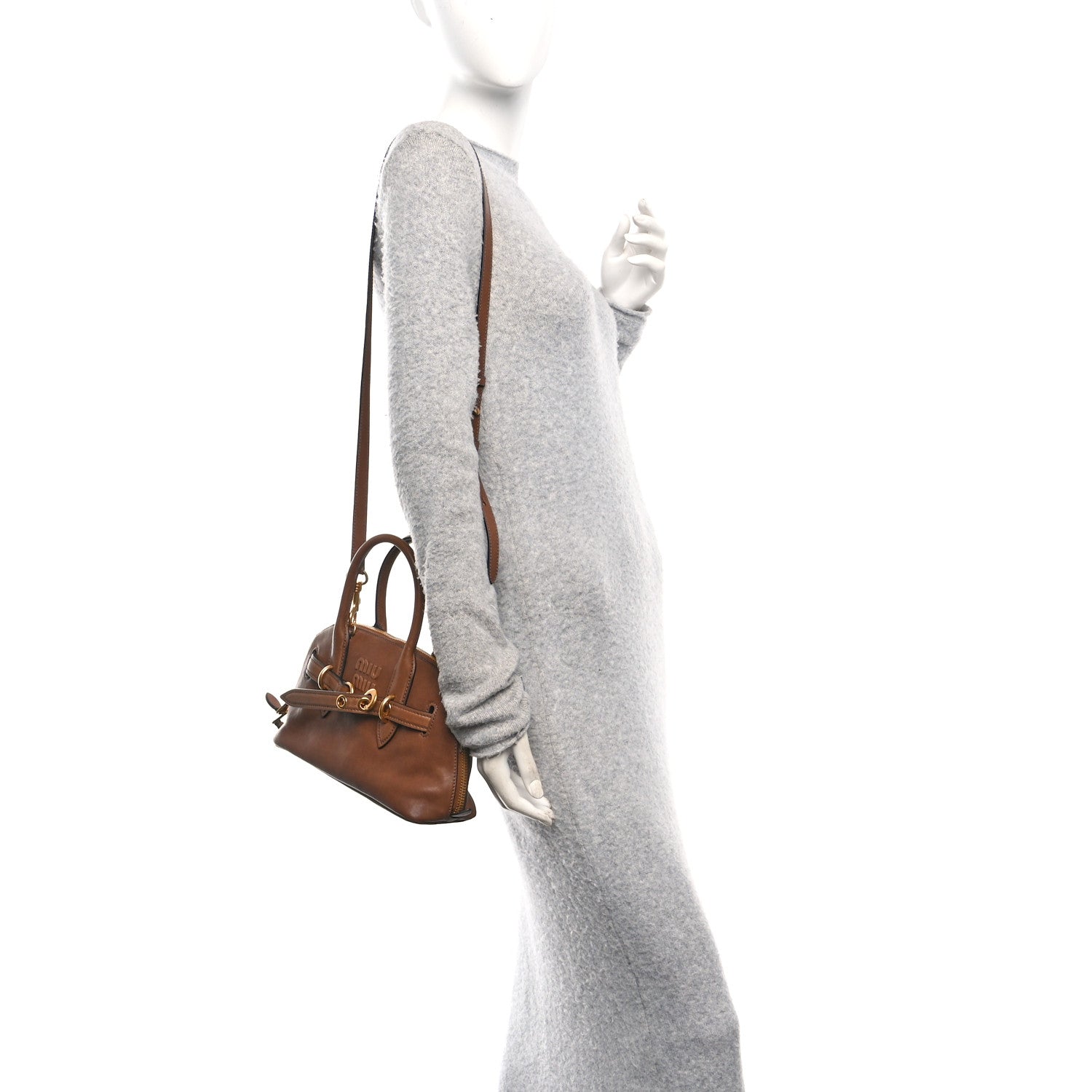 Miu Miu Nappa Aviator Small Aventure Bag Rovere 1856508 – FASHIONPHILE