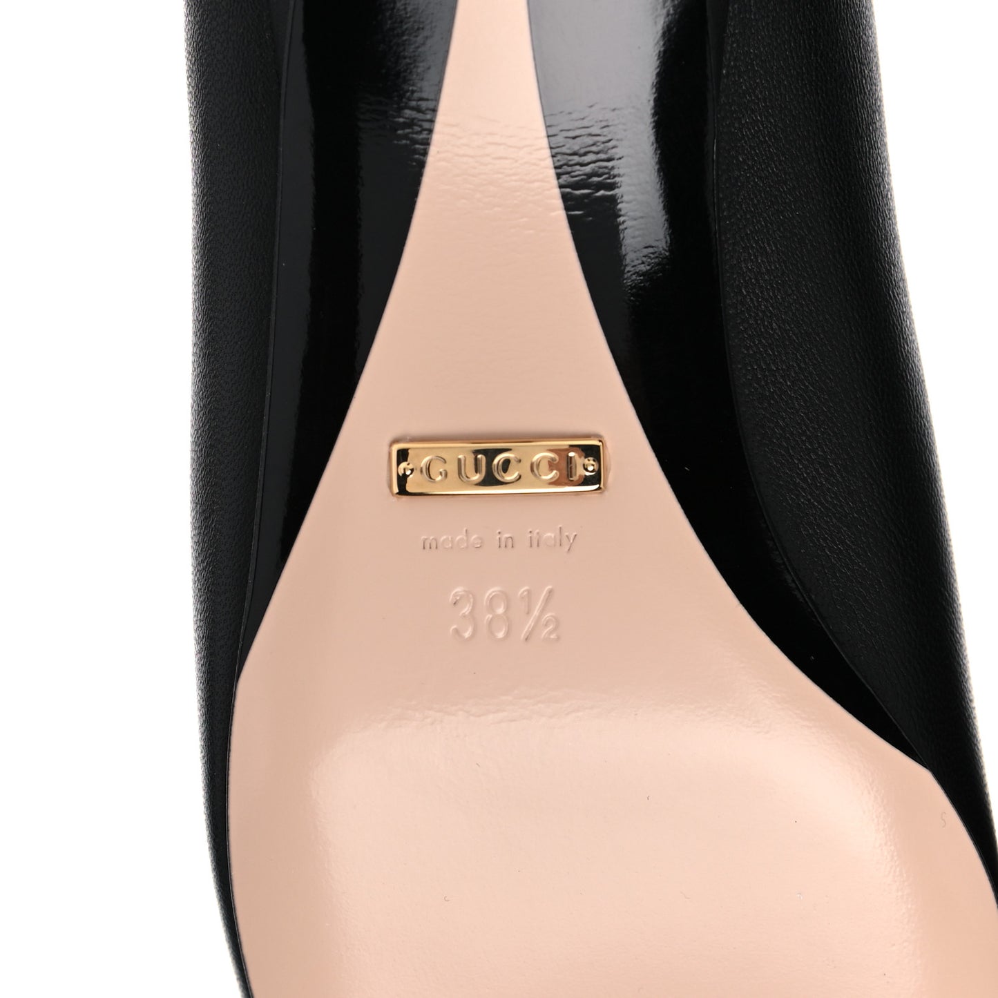 Horsebit Low Heel Pumps 38.5 Black