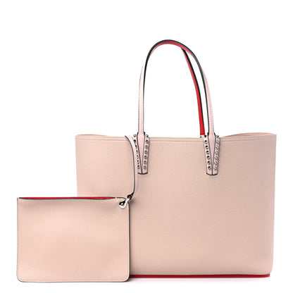 Christian Louboutin Calfskin Spikes East West Cabata Tote Ballerina 1 of 11