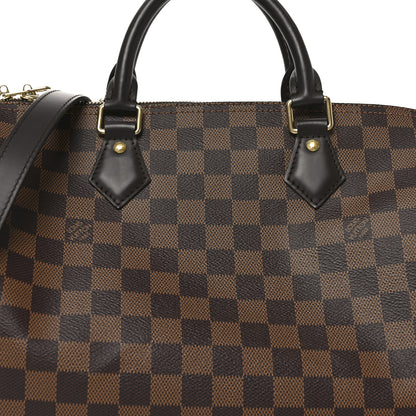 Louis Vuitton Damier Ebene Speedy Bandouliere 30 8 of 10