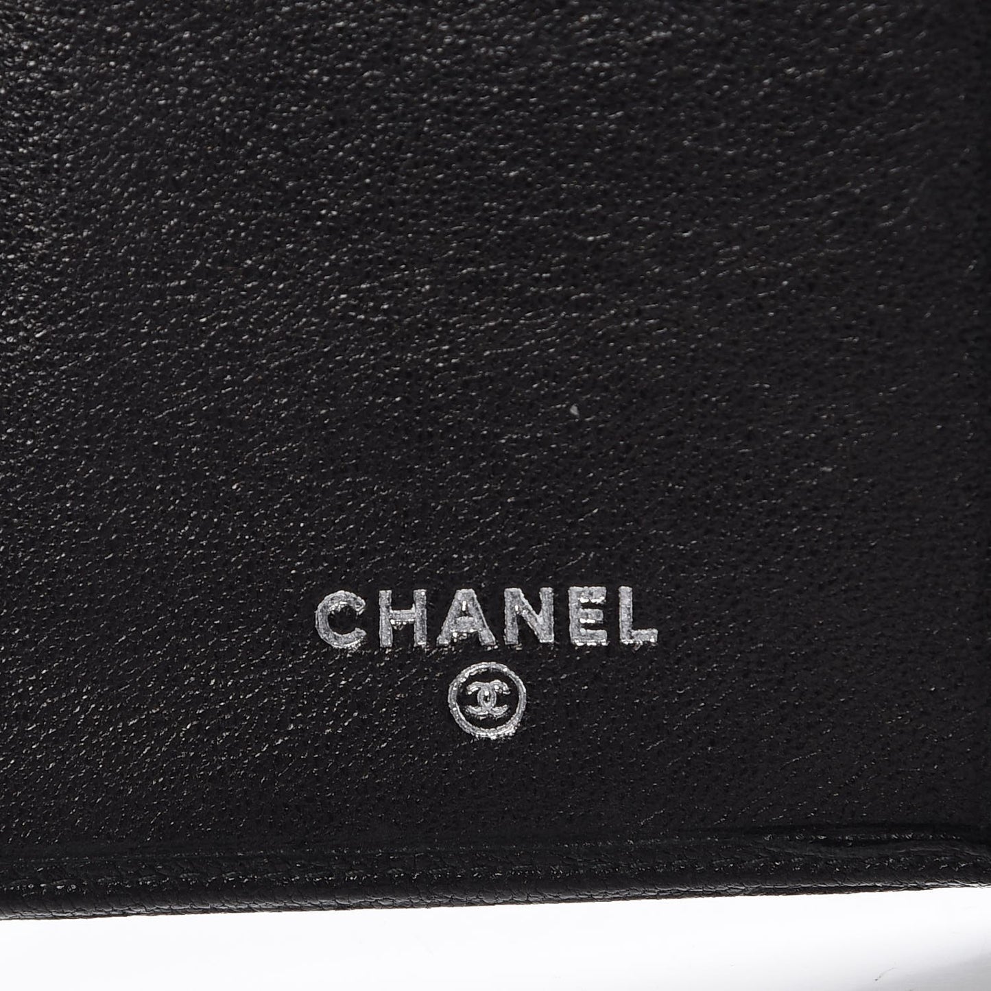 Calfskin CC Flap Wallet Black