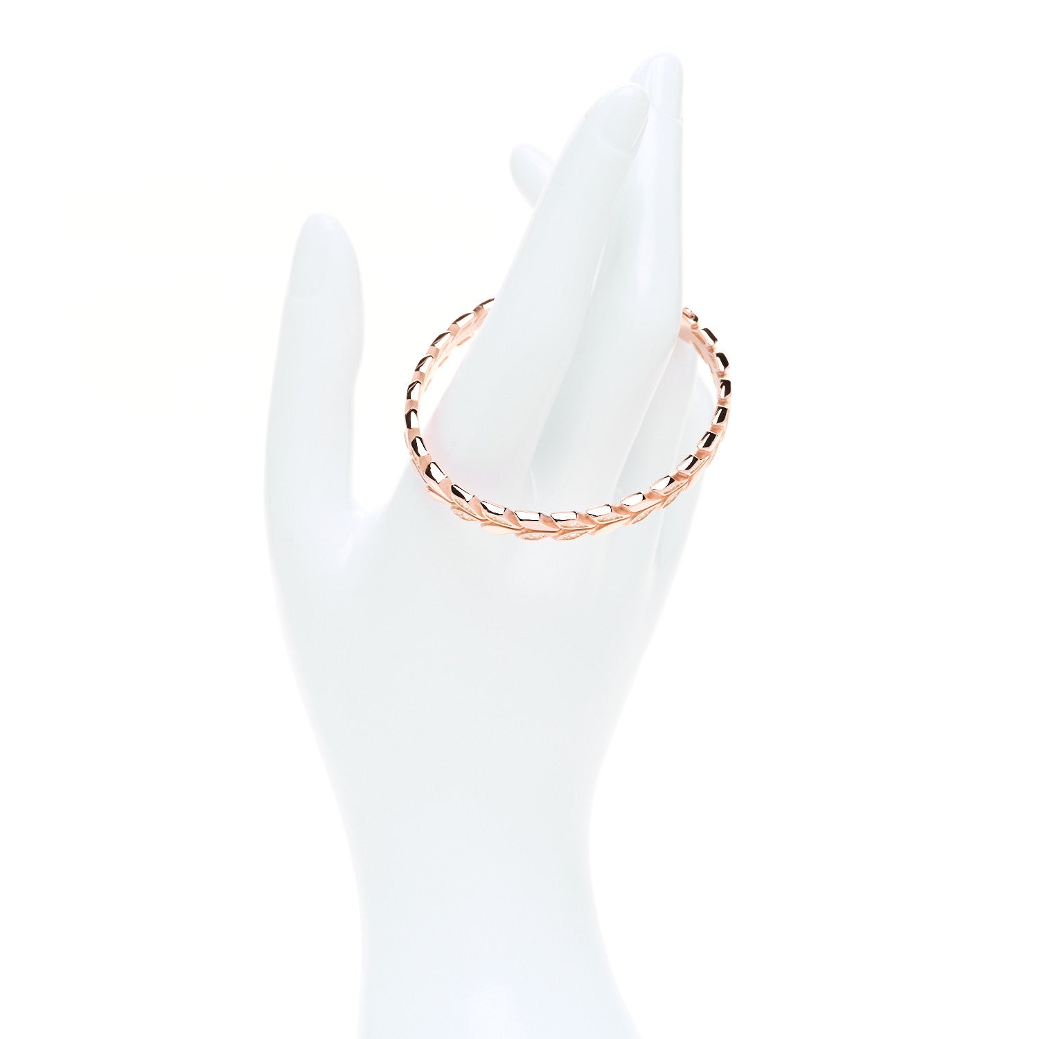 Tiffany 18K Rose Gold Diamond Victoria Vine Bracelet 2 of 5