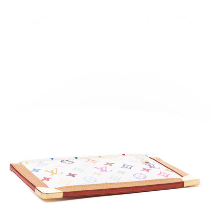 Louis Vuitton Monogram Multicolor Key Pouch White 3 of 7