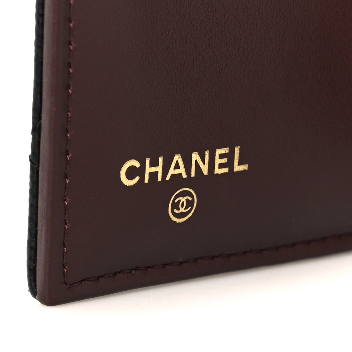 Caviar Quilted CC Zip Compact Wallet Black