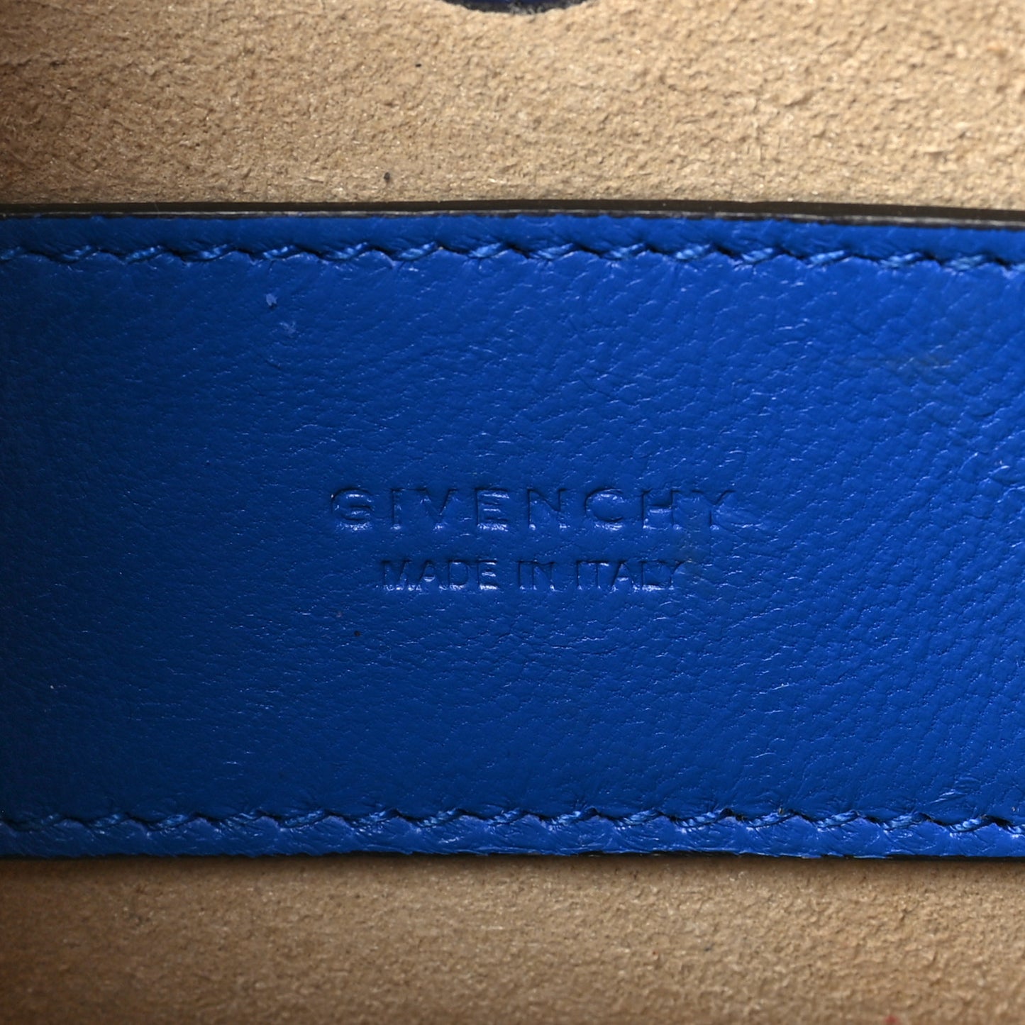 Goatskin Quilted GV3 Mini Pocket Convertible Bag Blue