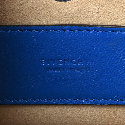 Givenchy Goatskin Quilted GV3 Mini Pocket Convertible Bag Blue 5 of 9