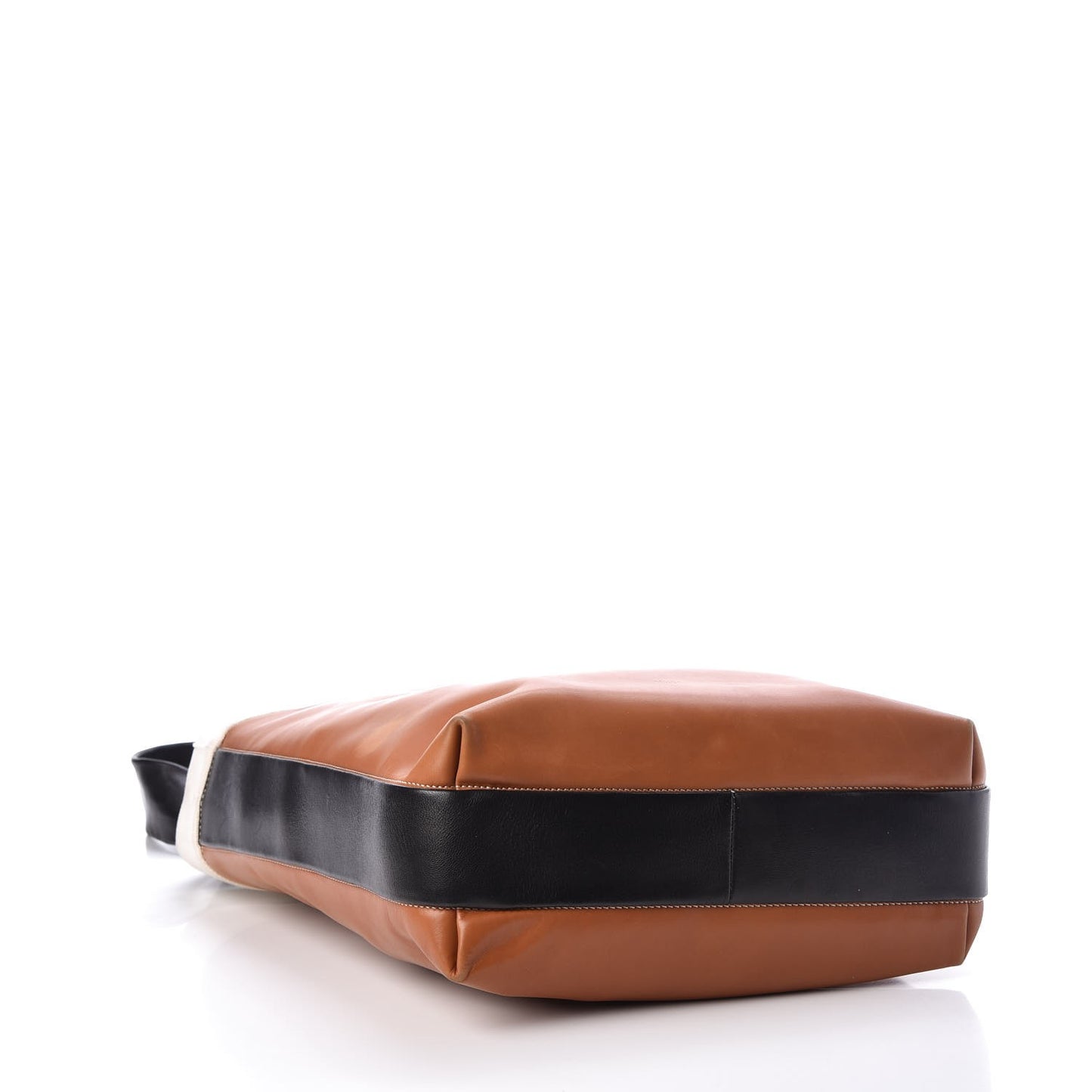 Lambskin Calfskin Band Twisted Cabas Tan