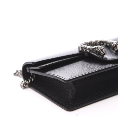 Gucci Calfskin Super Mini Dionysus Shoulder Bag Black 6 of 8