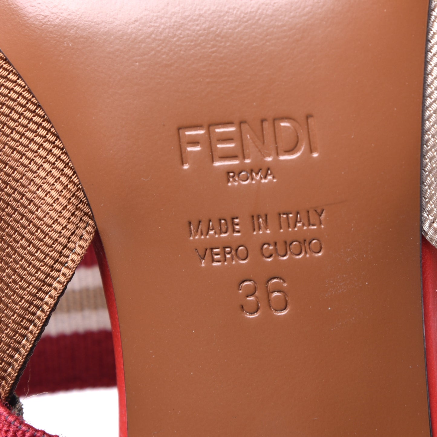 Technical Mesh FF Colibri 55mm Slingback Pumps 36 Tobacco Moro Cipria Papavero Camelia