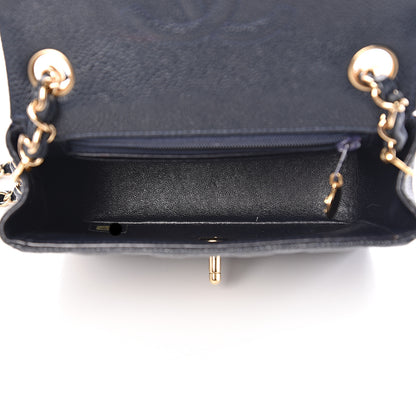 Chanel Caviar Quilted Mini Square Flap Navy 4 of 11