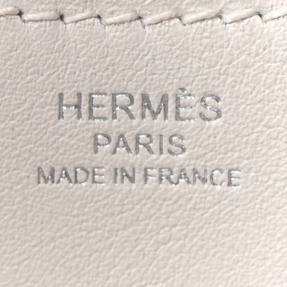 Hermes Taurillon Clemence Swift In-The-Loop 18 Bag Gris Pale 6 of 11