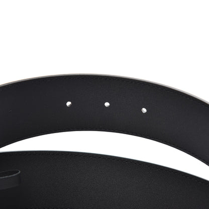 Gucci Calfskin Ceramic Glass Double G 40mm Belt 80 32 Black Multicolor 4 of 4