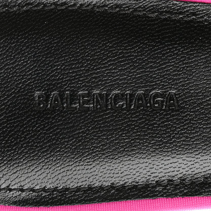 Balenciaga Nylon Pointed Toe Knife 40mm Mules 37 Rose Fuchsia 8 of 9