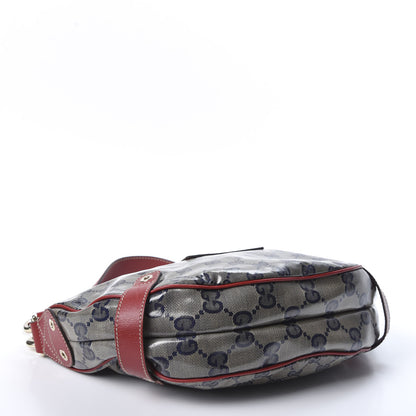 Gucci Crystal Monogram Voyager Bag Red 3 of 9