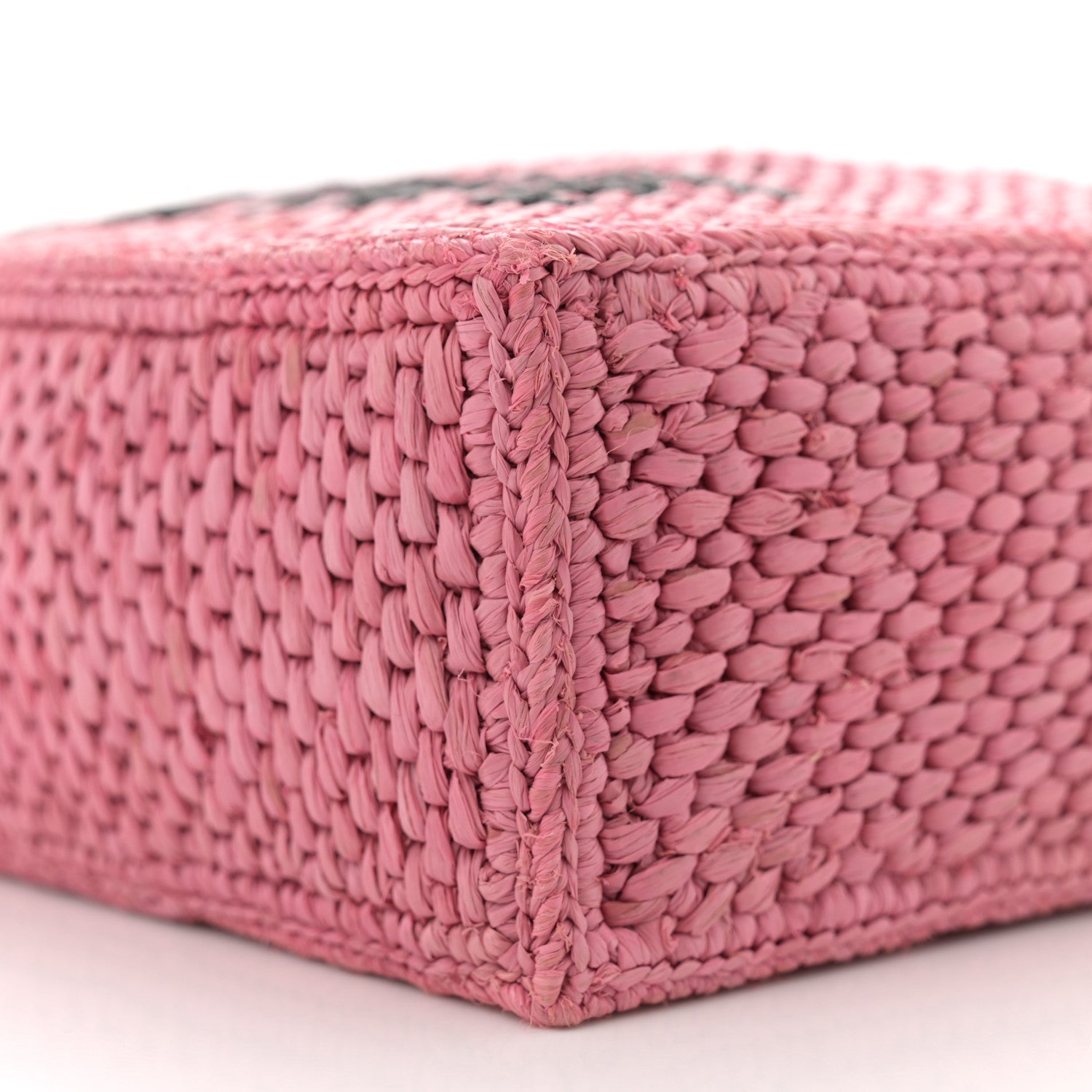 Loewe X PAULA'S IBIZA Raffia Font Tote Sunset Pink 10 of 10