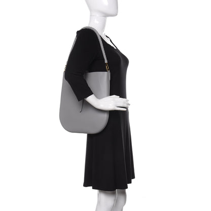 Burberry Calfskin TB Anne Shoulder Bag Grey 2 of 10