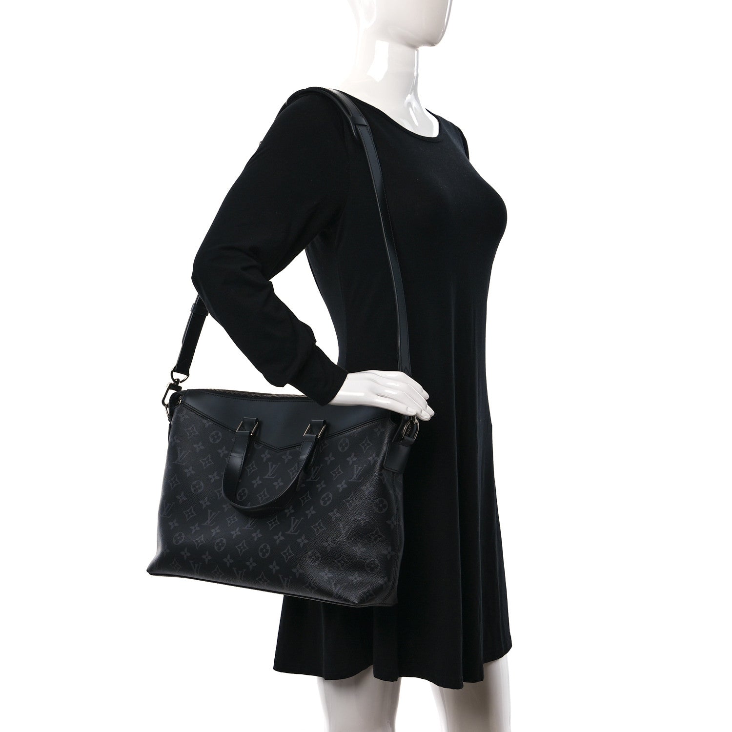 Louis Vuitton Monogram Eclipse Explorer Briefcase 2 of 8