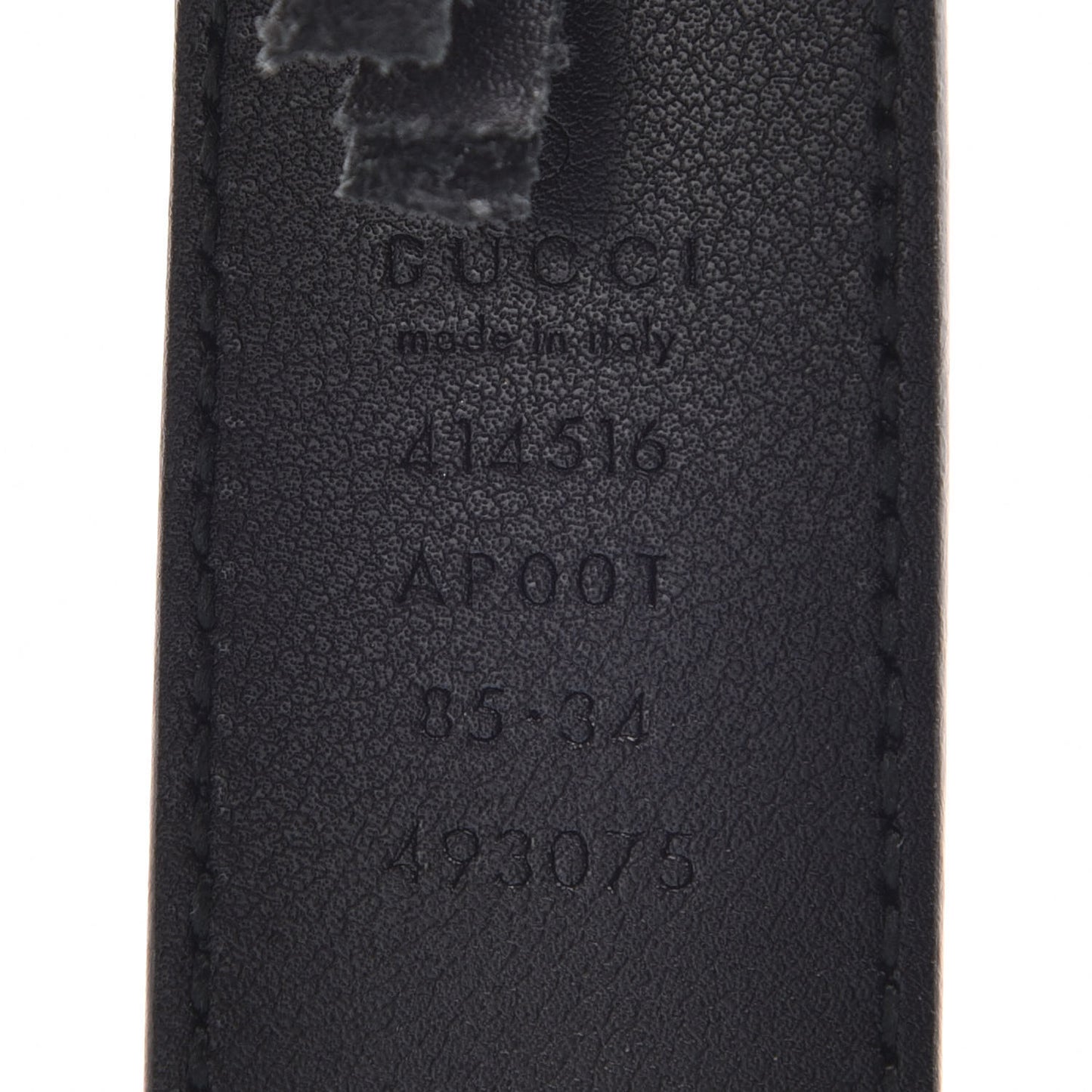 Calfskin Double G 30mm Belt 85 34 Black