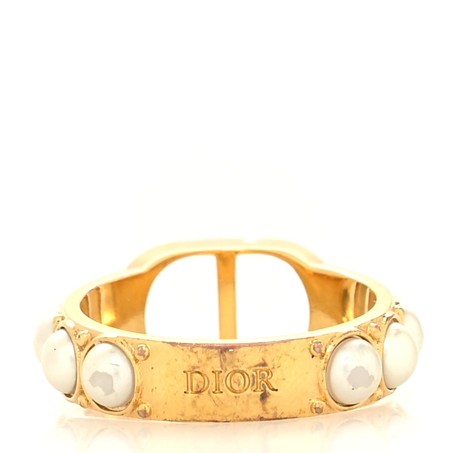 Metal Pearl 30 Montaigne Ring L Gold