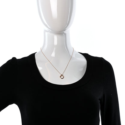 Tiffany 18K Rose Gold Paloma's Melody Mini Circle Pendant Necklace 3 of 5