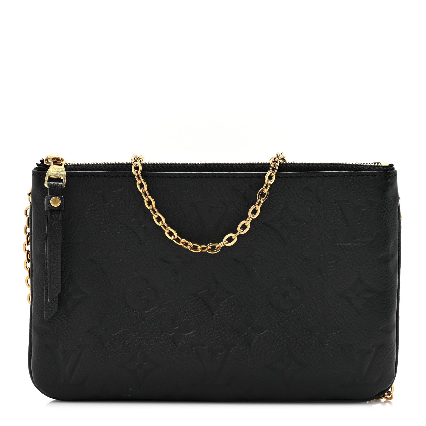Empreinte Double Zip Pochette Black