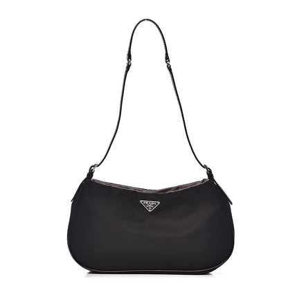 Prada Tessuto Nylon Pochette Bag Black 1 of 10