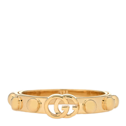 Gucci 18K Yellow Gold Running GG Ring 53 6.5 1 of 5