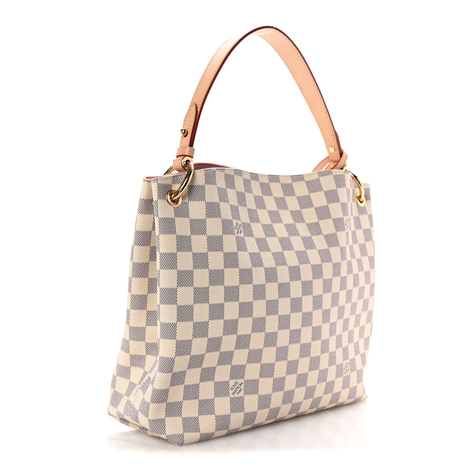 Louis Vuitton Damier Azur Graceful PM Rose Ballerine 3 of 9