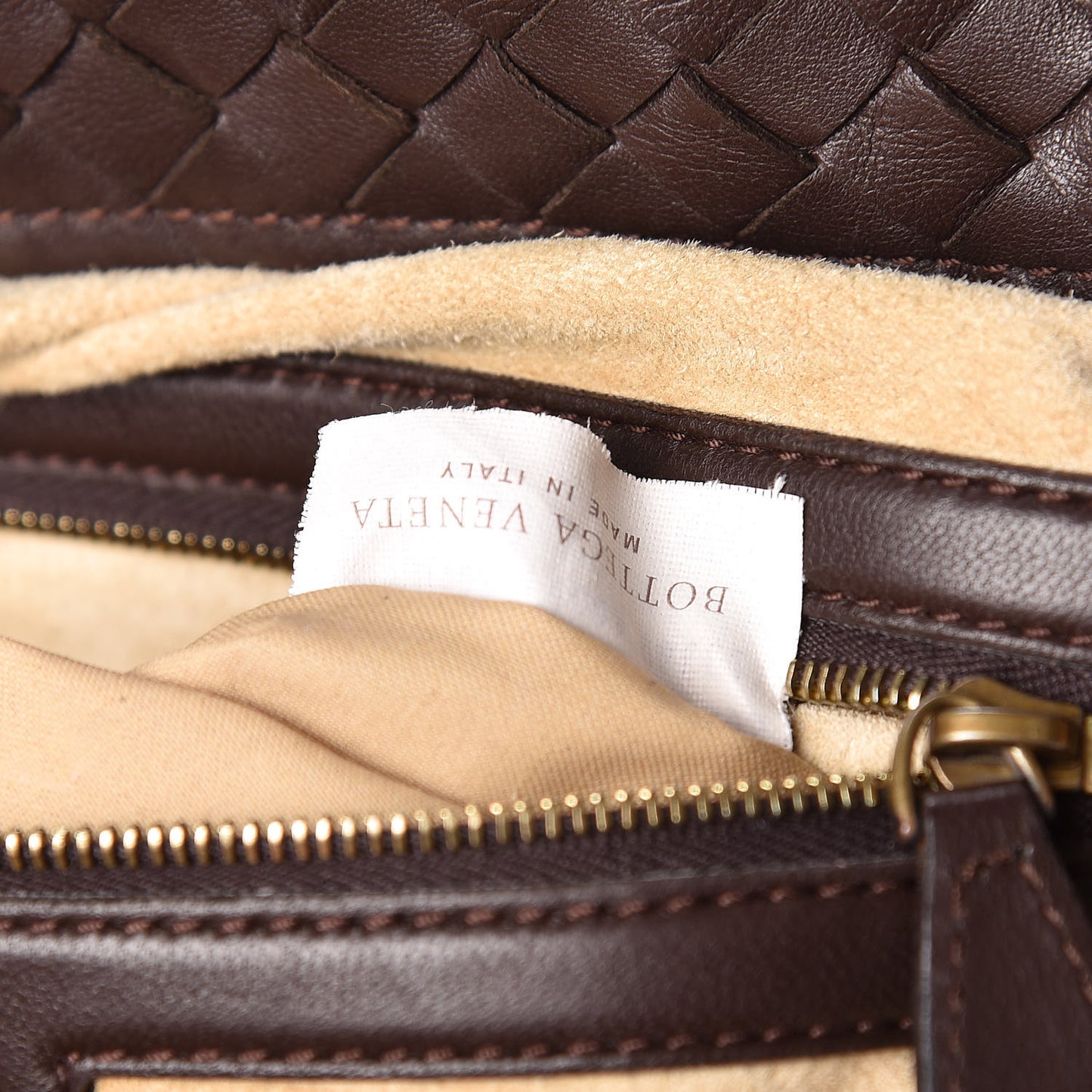 Nappa Intrecciato Montaigne Bag Ebano