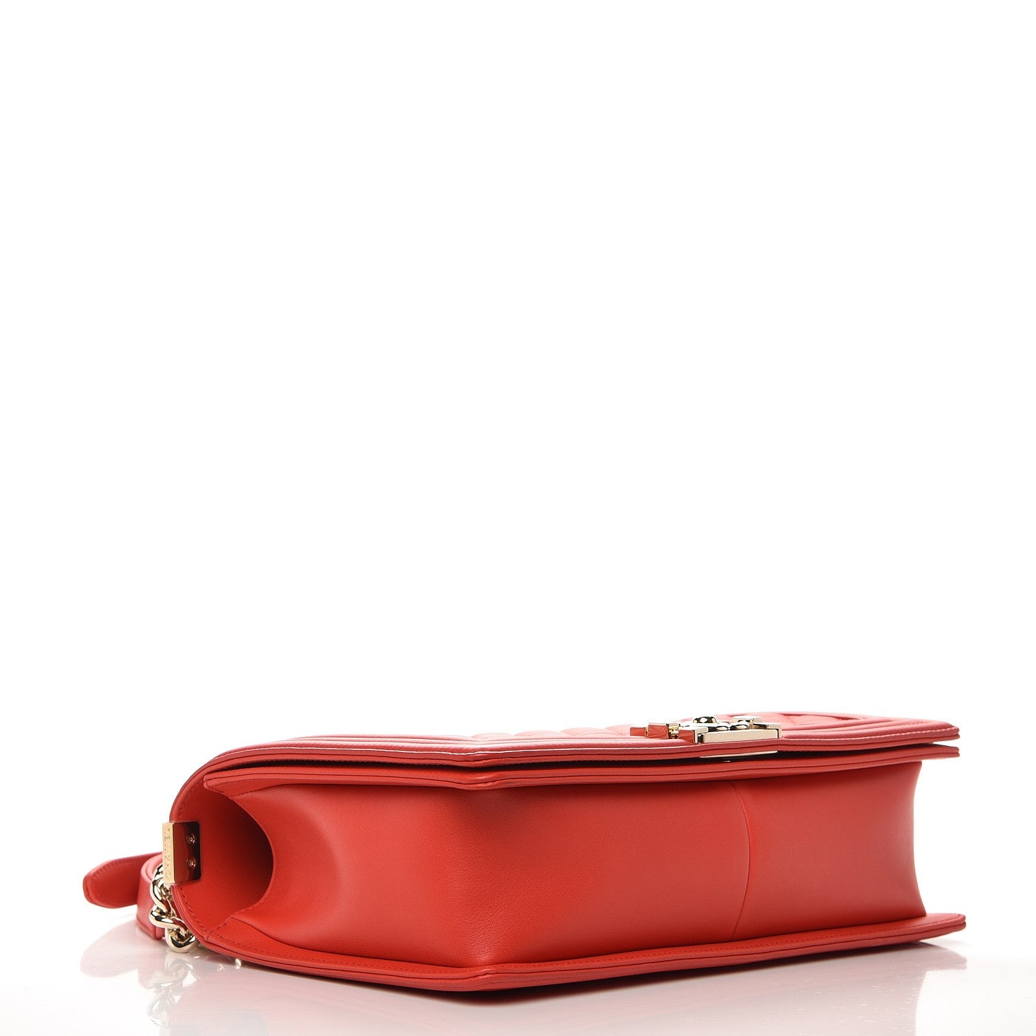 Chanel Calfskin Quilted New Medium Boy Flap Red 5 of 9