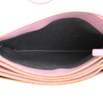 Celine Lambskin Large Trio Crossbody Bag Pink 6 of 9