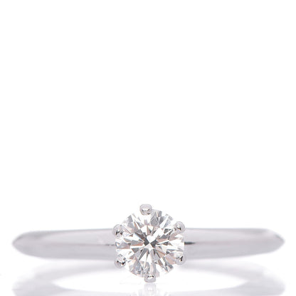 Tiffany Platinum .33 Carat Diamond Engagement Ring 49.3 5 7 of 11