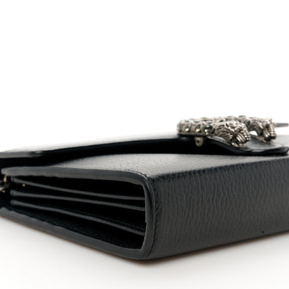 Gucci Calfskin Mini Dionysus Chain Wallet Black 9 of 10